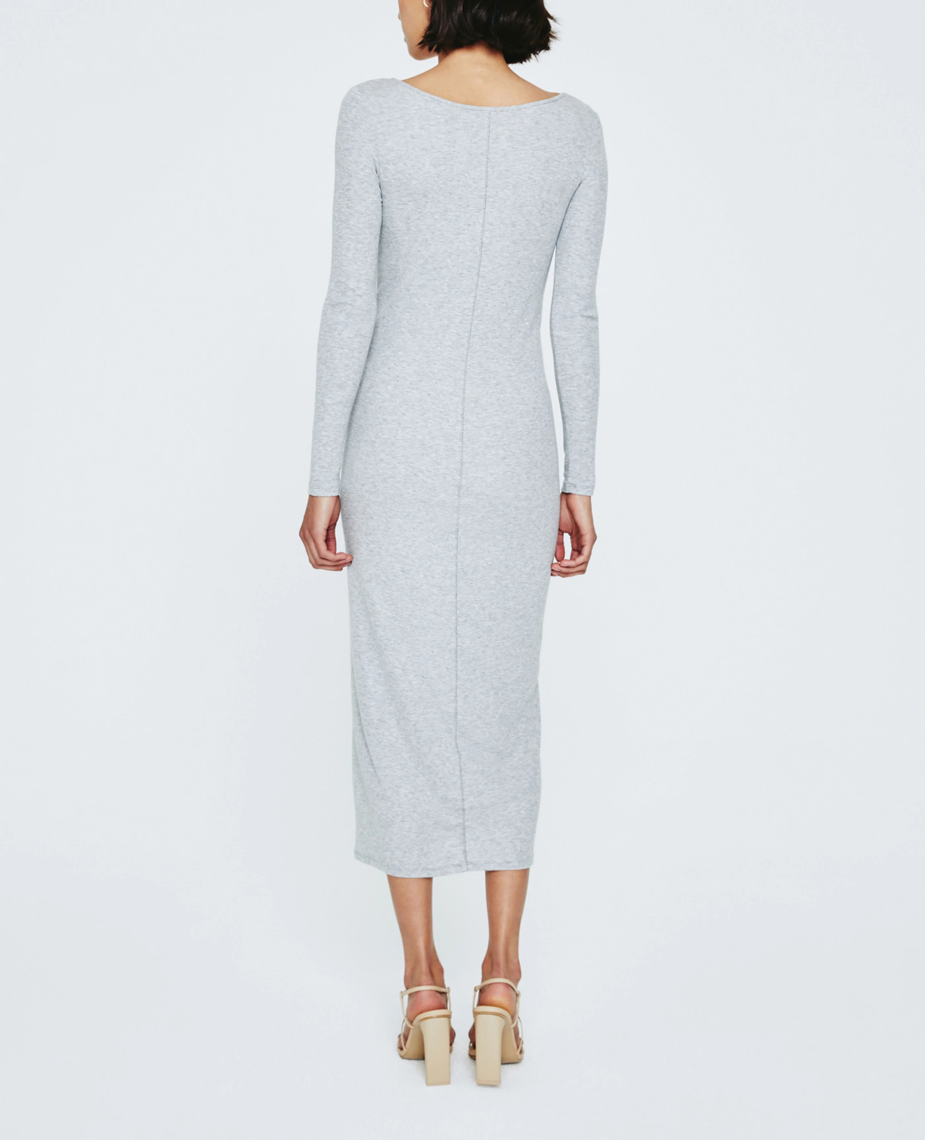 Angela Long Sleeve Ballet Neck Dress - Image 5