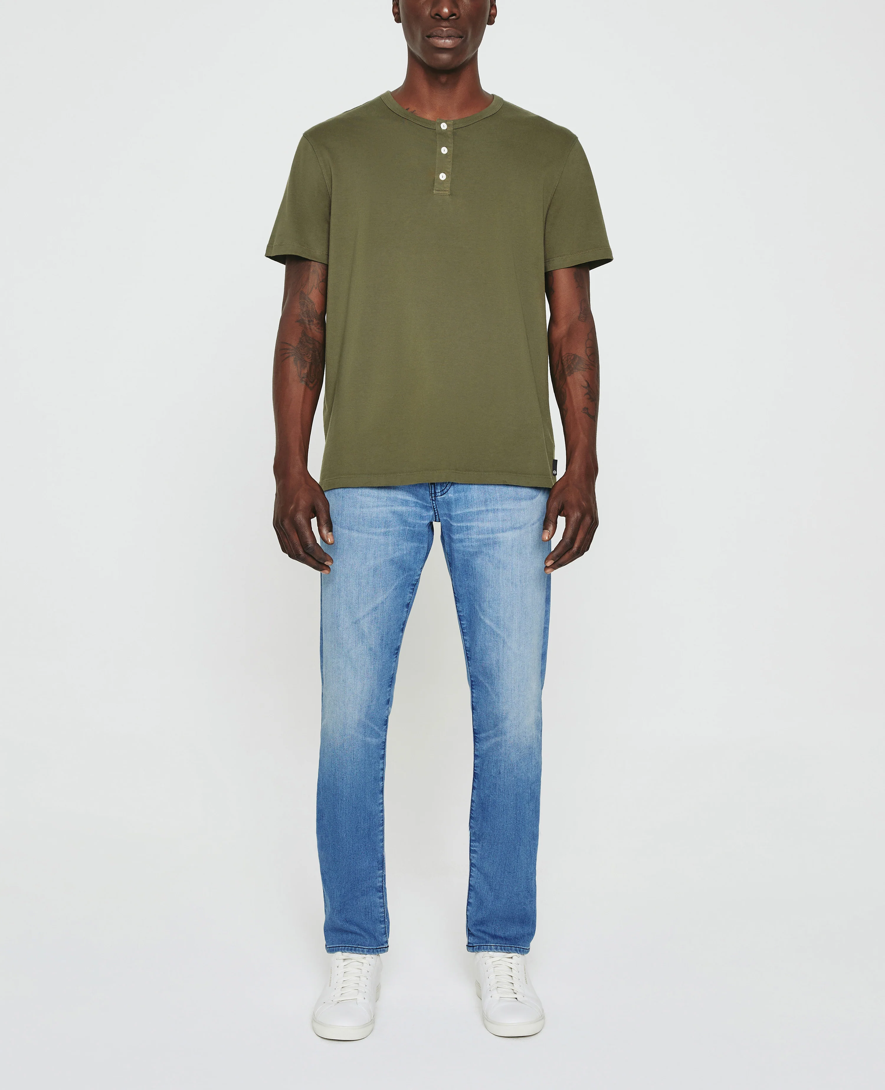 Bryce Short Sleeve Henley - Image 2