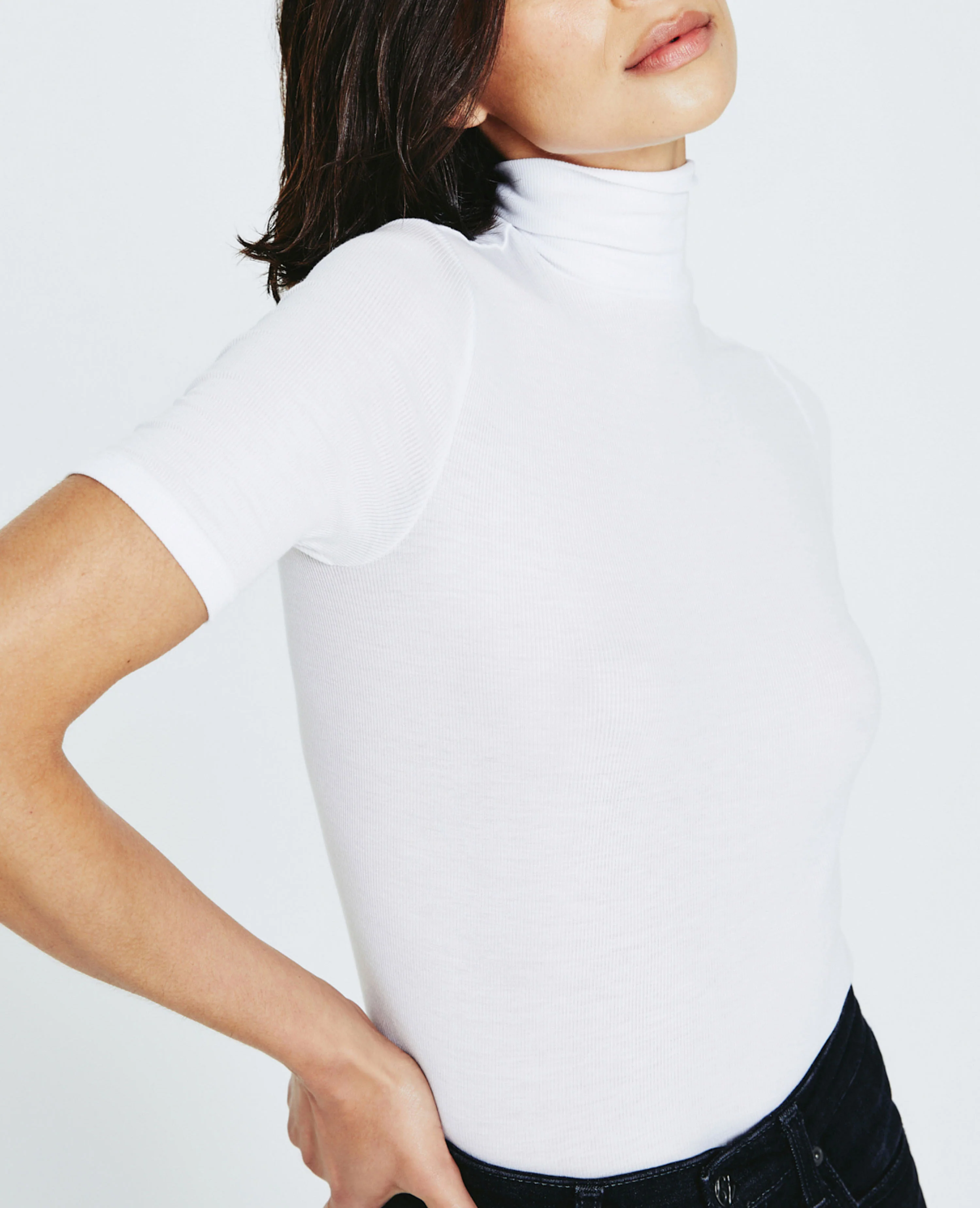 Edie Short Sleeve Turtleneck - Image 3
