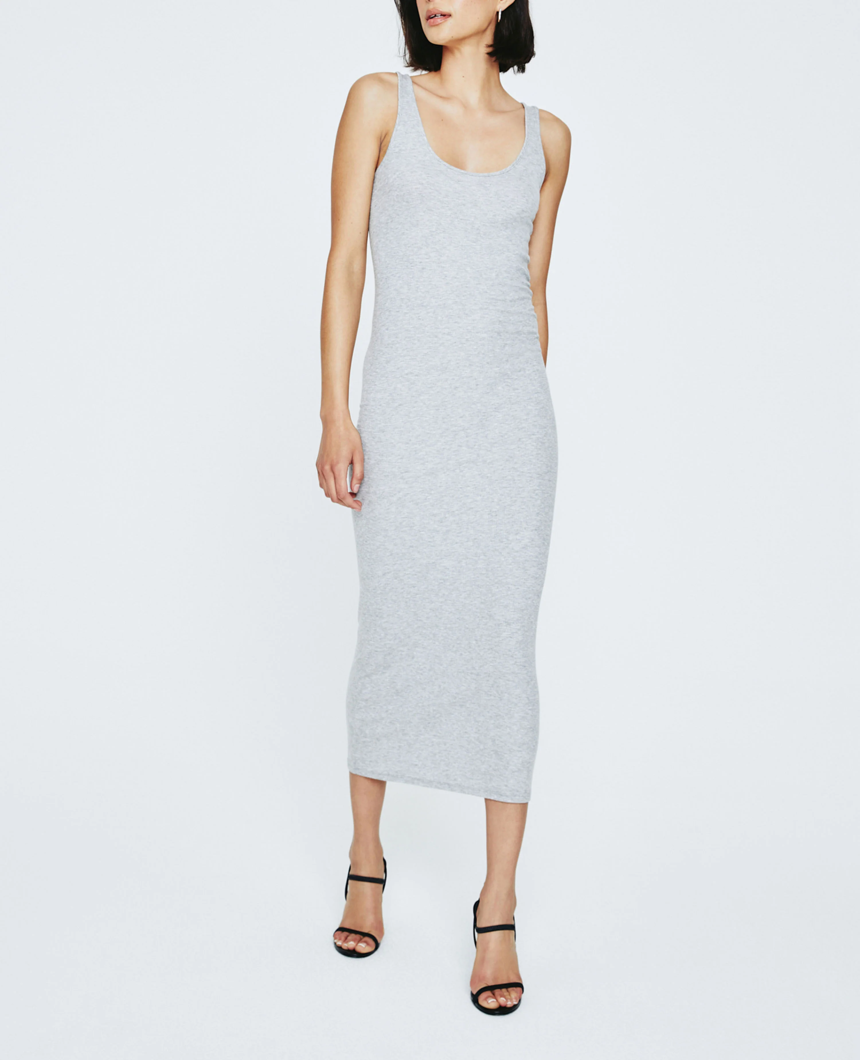 Jean Extended Scoop Neck Tank Dress