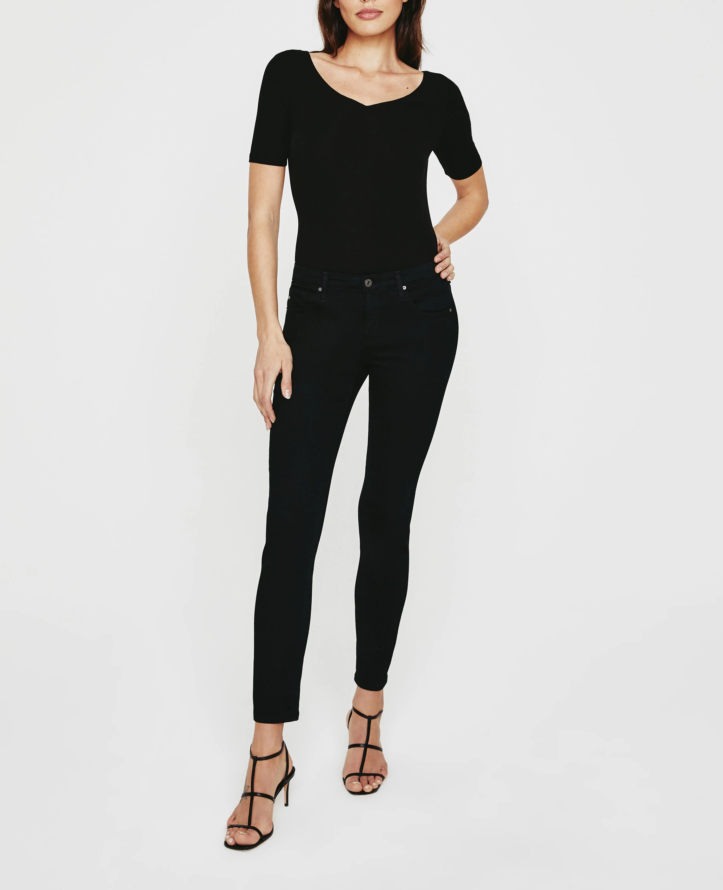 Marilyn Short Sleeve V-Neck Tee - Image 2