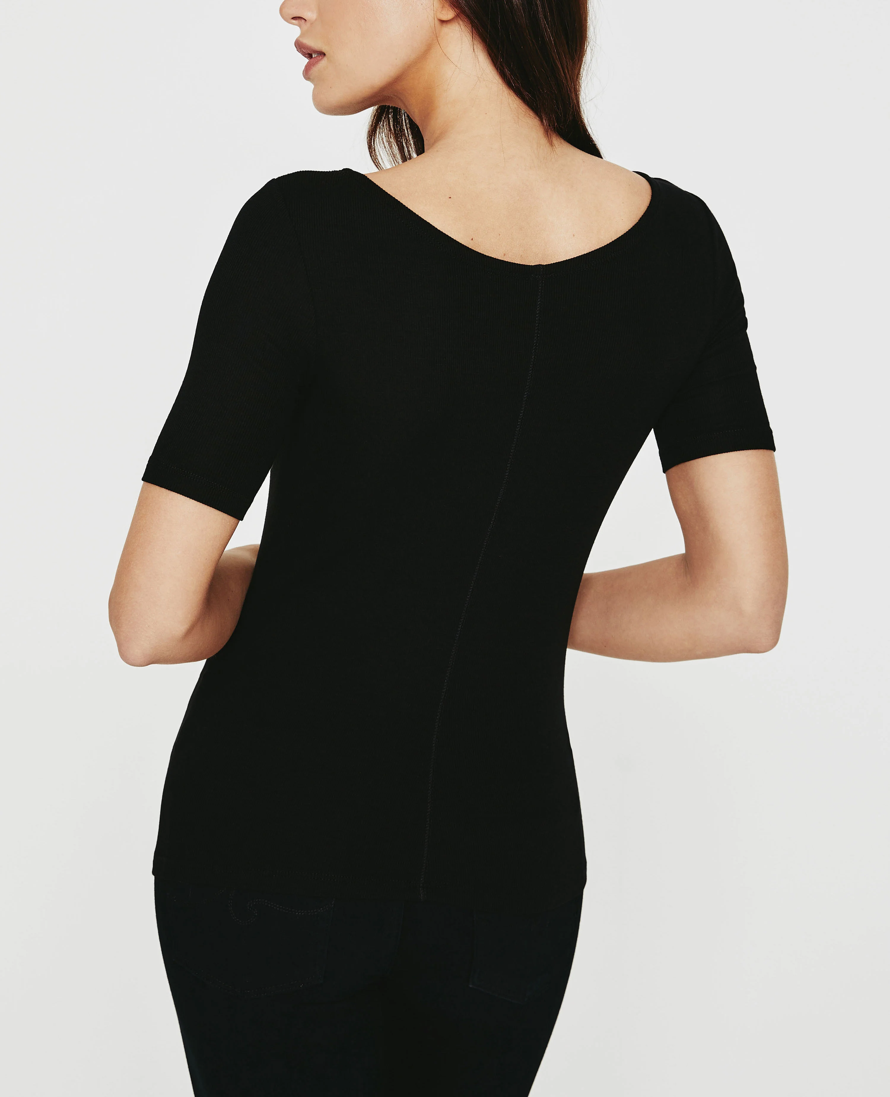 Marilyn Short Sleeve V-Neck Tee - Image 6