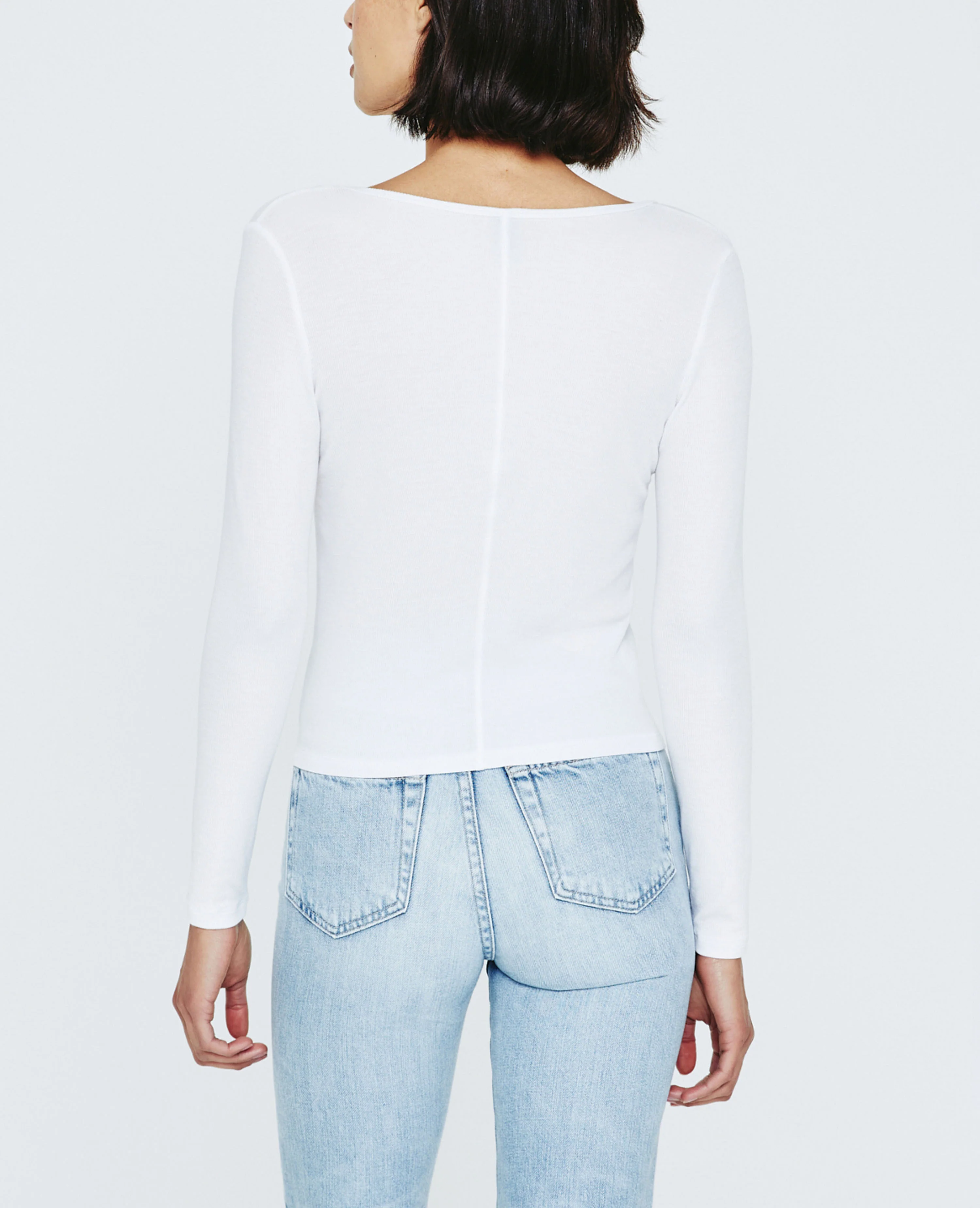Mia Long Sleeve Scoop Neck Top - Image 4