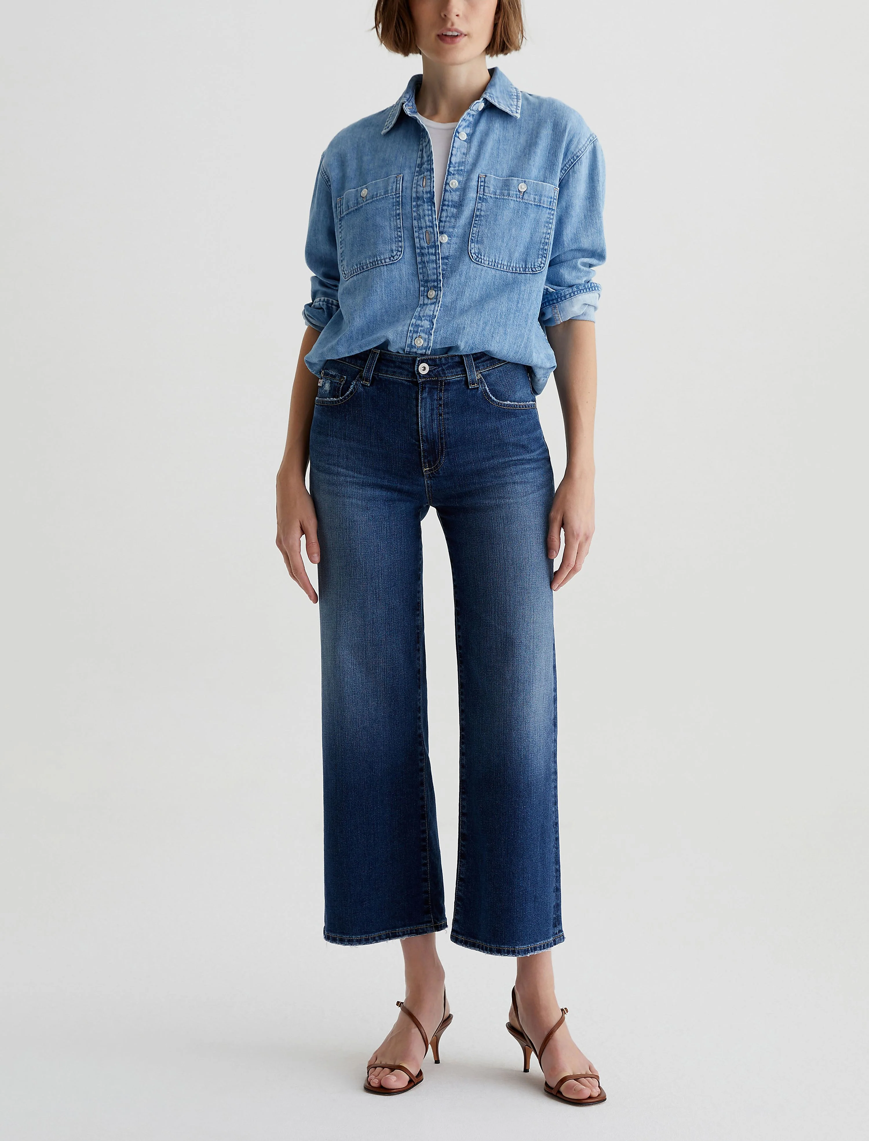 Saige Wide Leg Crop - Image 2