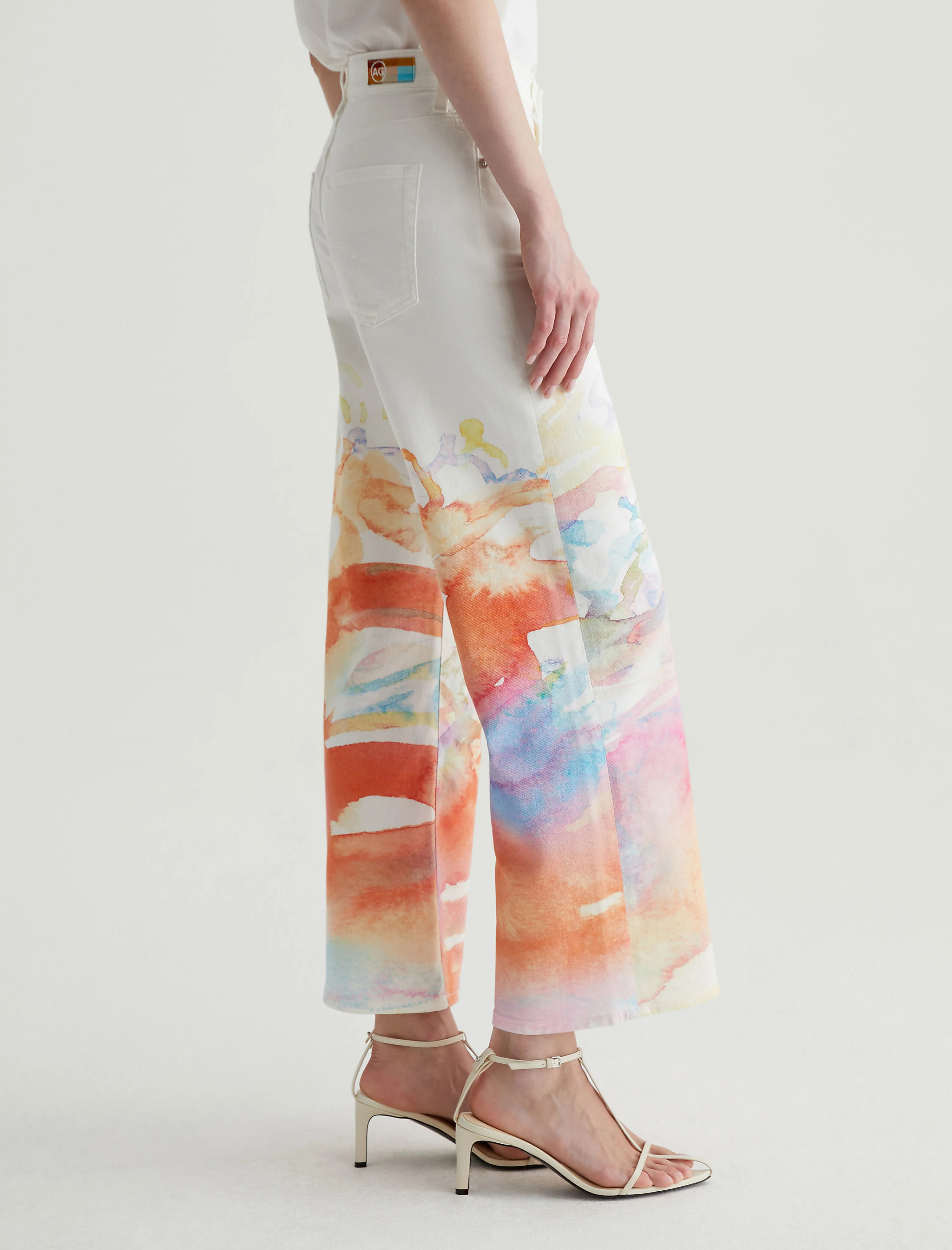 Saige Wide Leg Crop Jean - Image 5