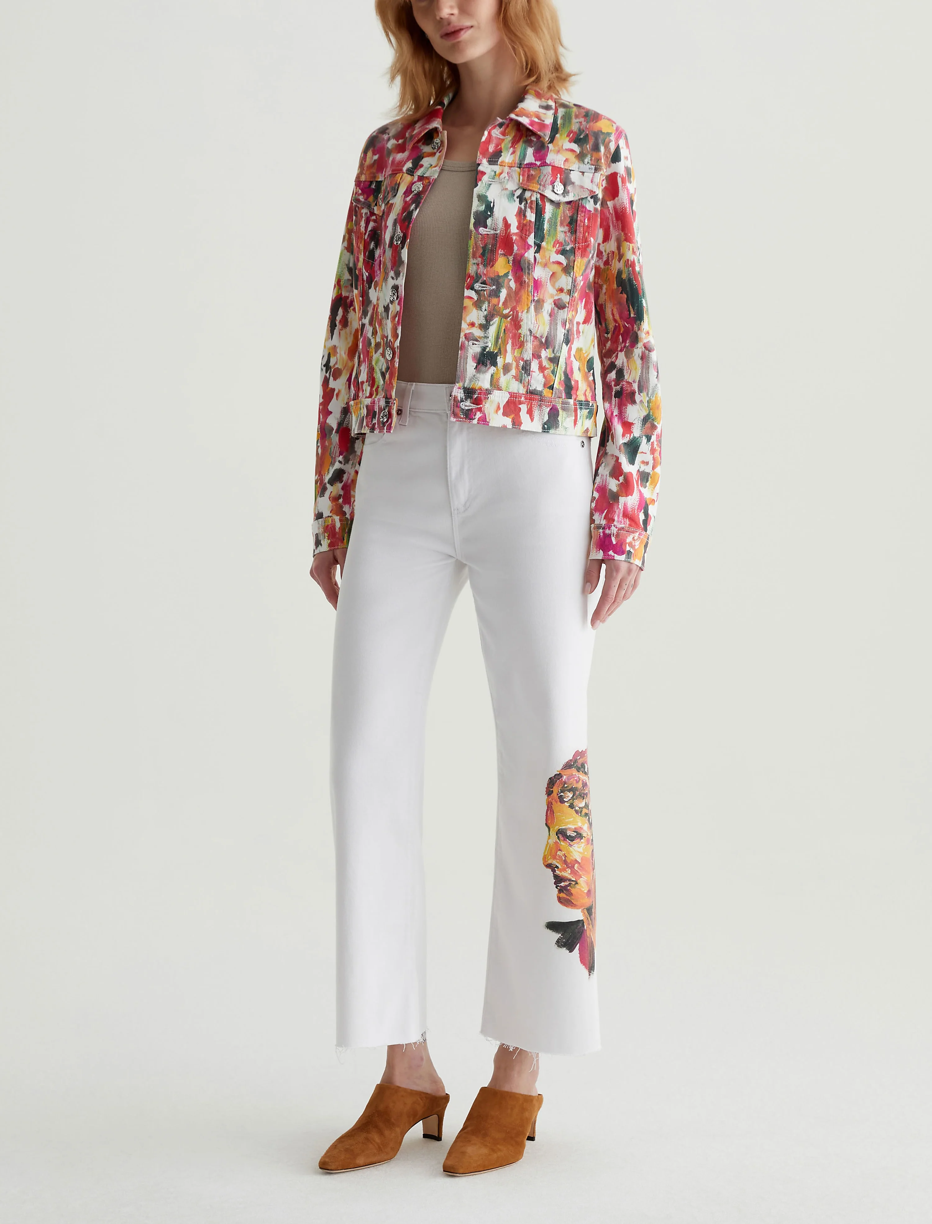 Saige Wide Leg Crop Jean - Image 2
