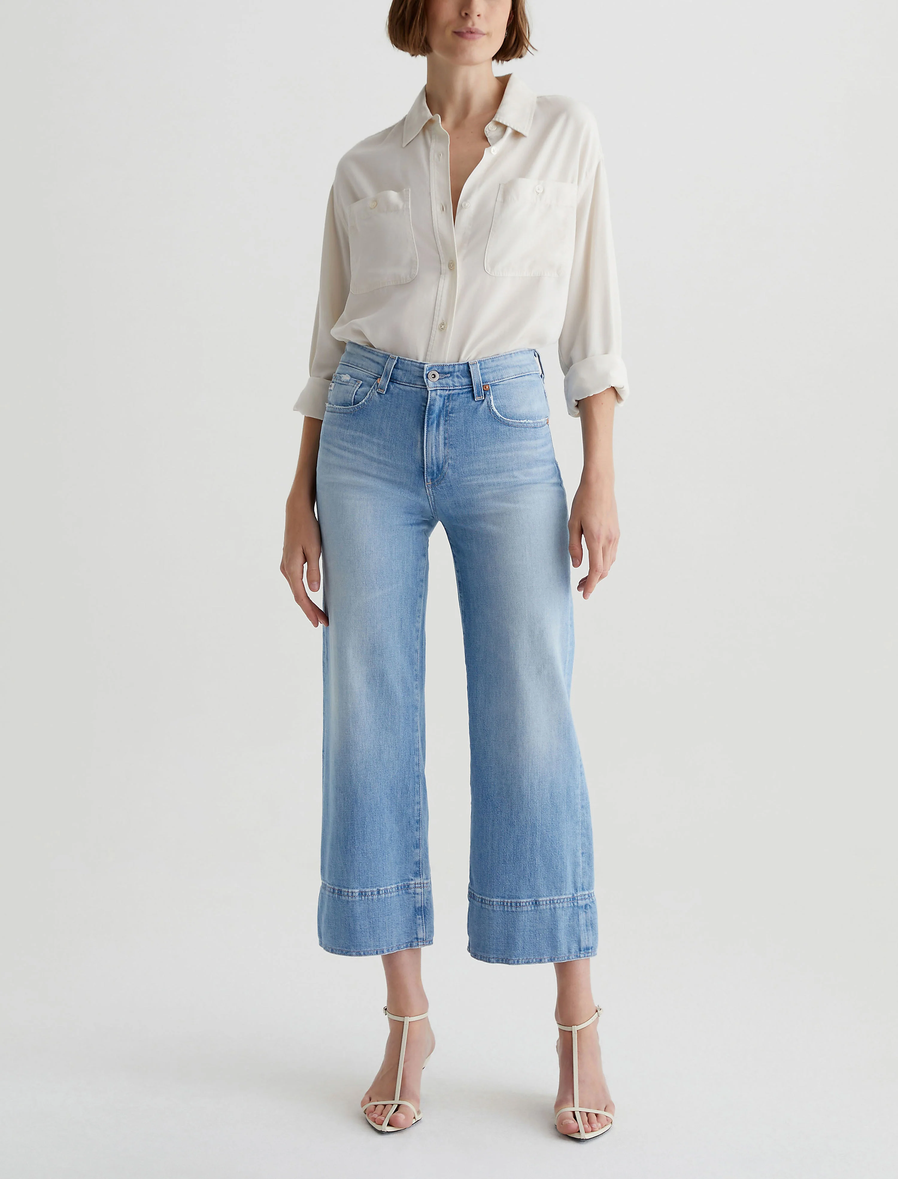 Saige Wide Leg Crop - Image 2