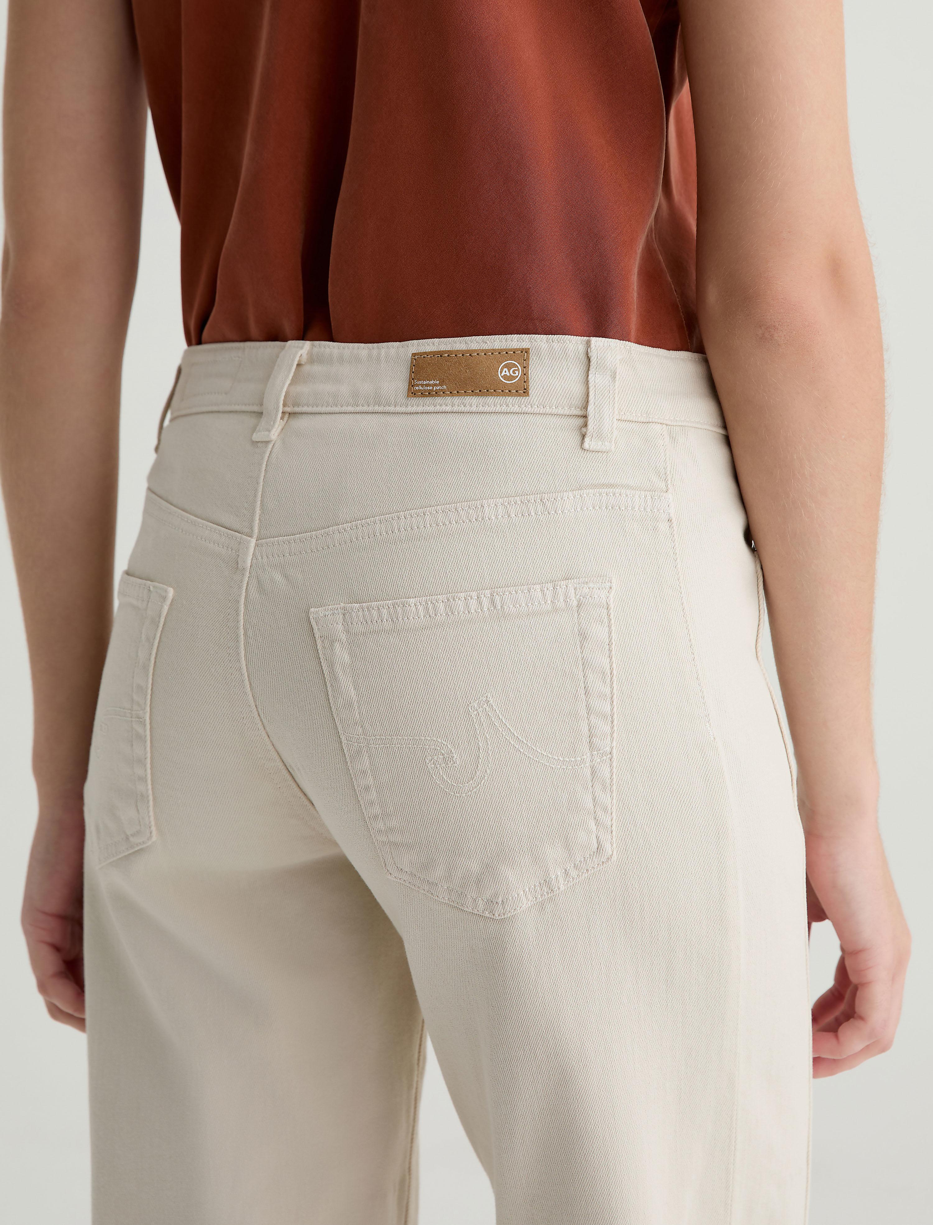 Saige Wide Leg Crop  Panel Jean - Image 7